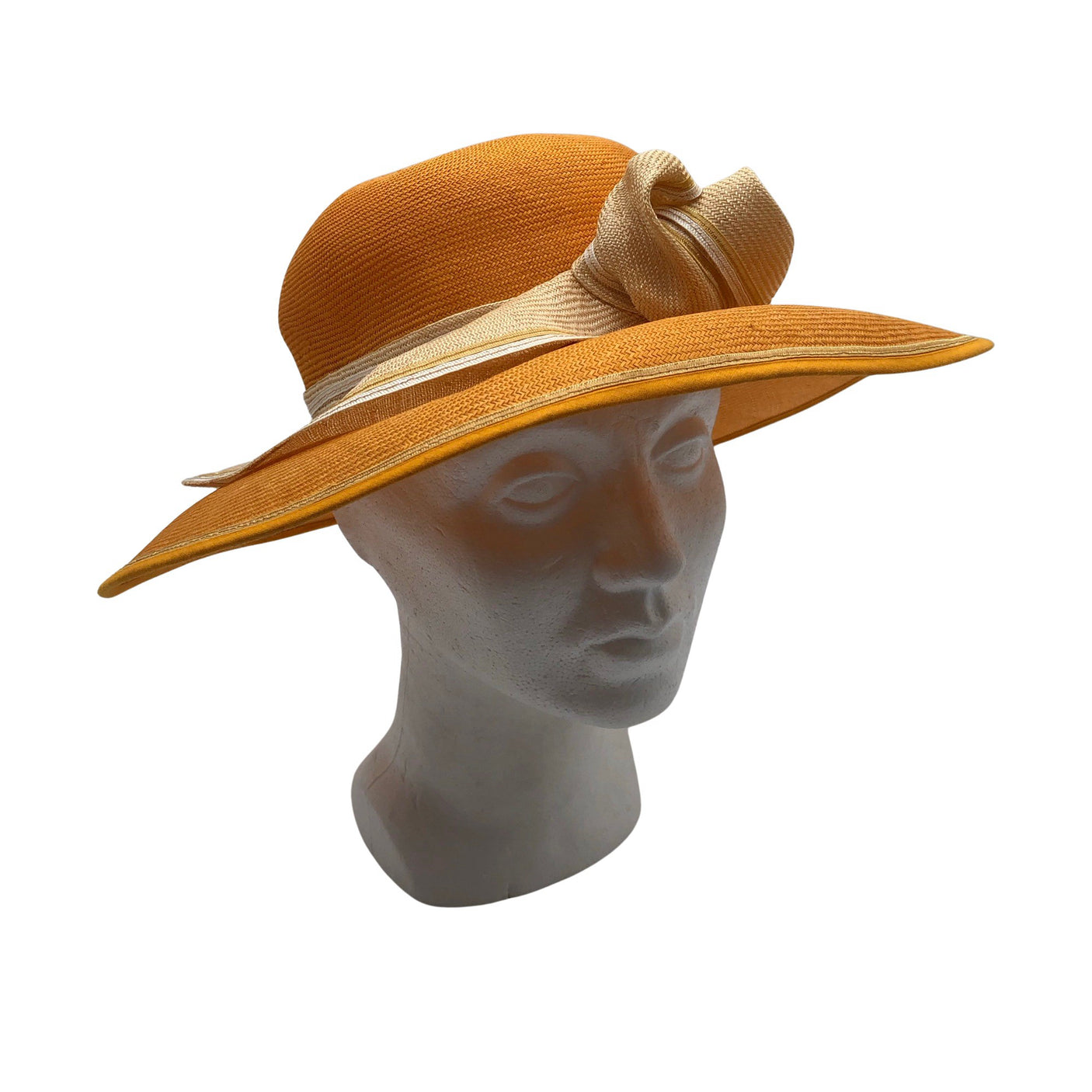 Naisten Handmade - Hattu, koko 56 - 58 cm - Keltainen (1)