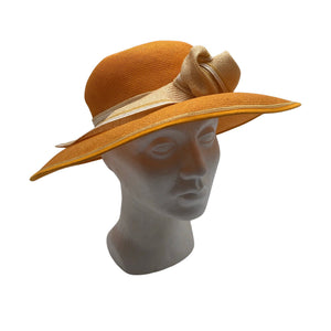 Naisten Handmade - Hattu, koko 56 - 58 cm - Keltainen (1)