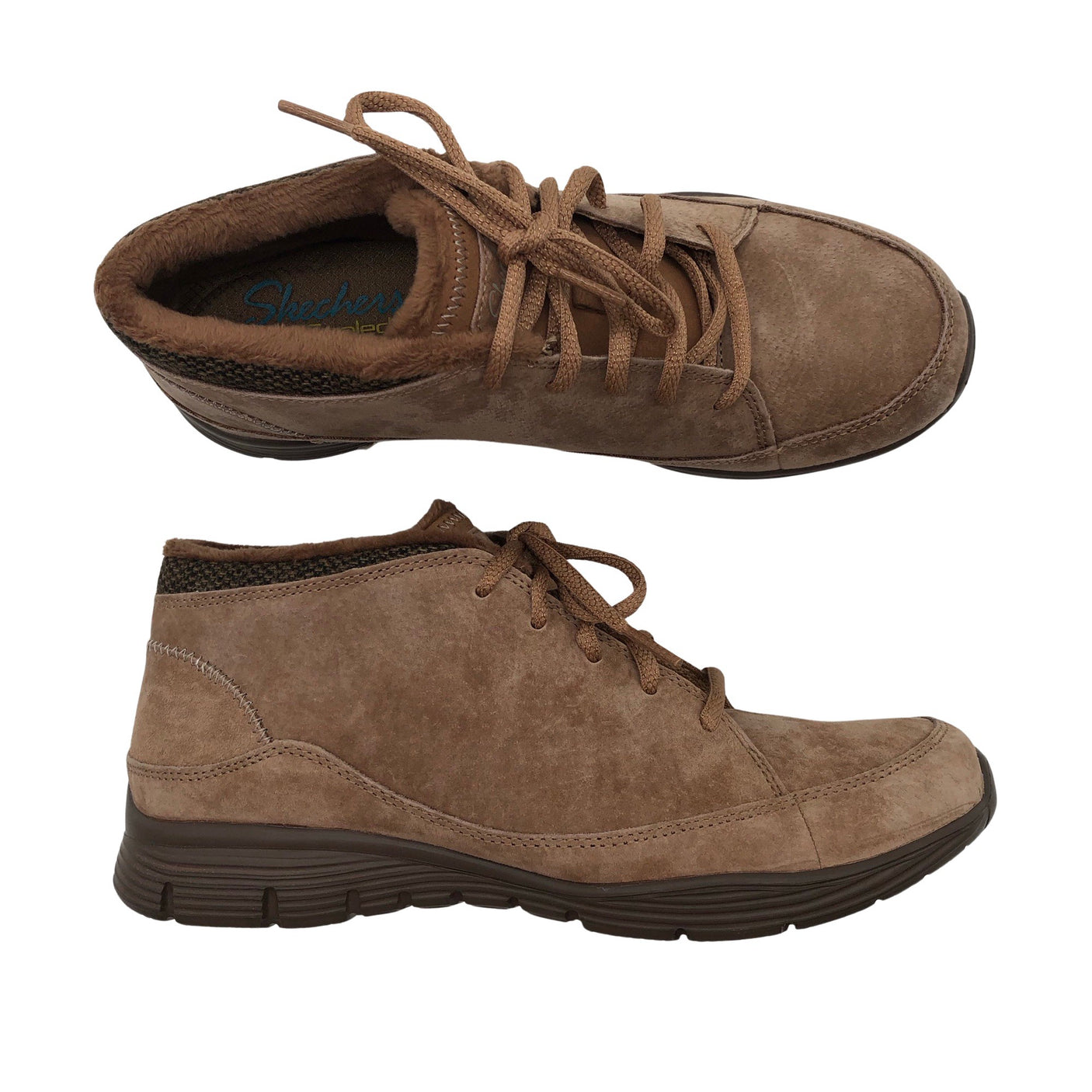 Naisten Skechers - Nilkkurit, koko 38 - Ruskea (1)