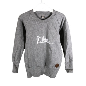 Unisex Blaa - Collegepaita, koko 110 - 116 - Harmaa (1)