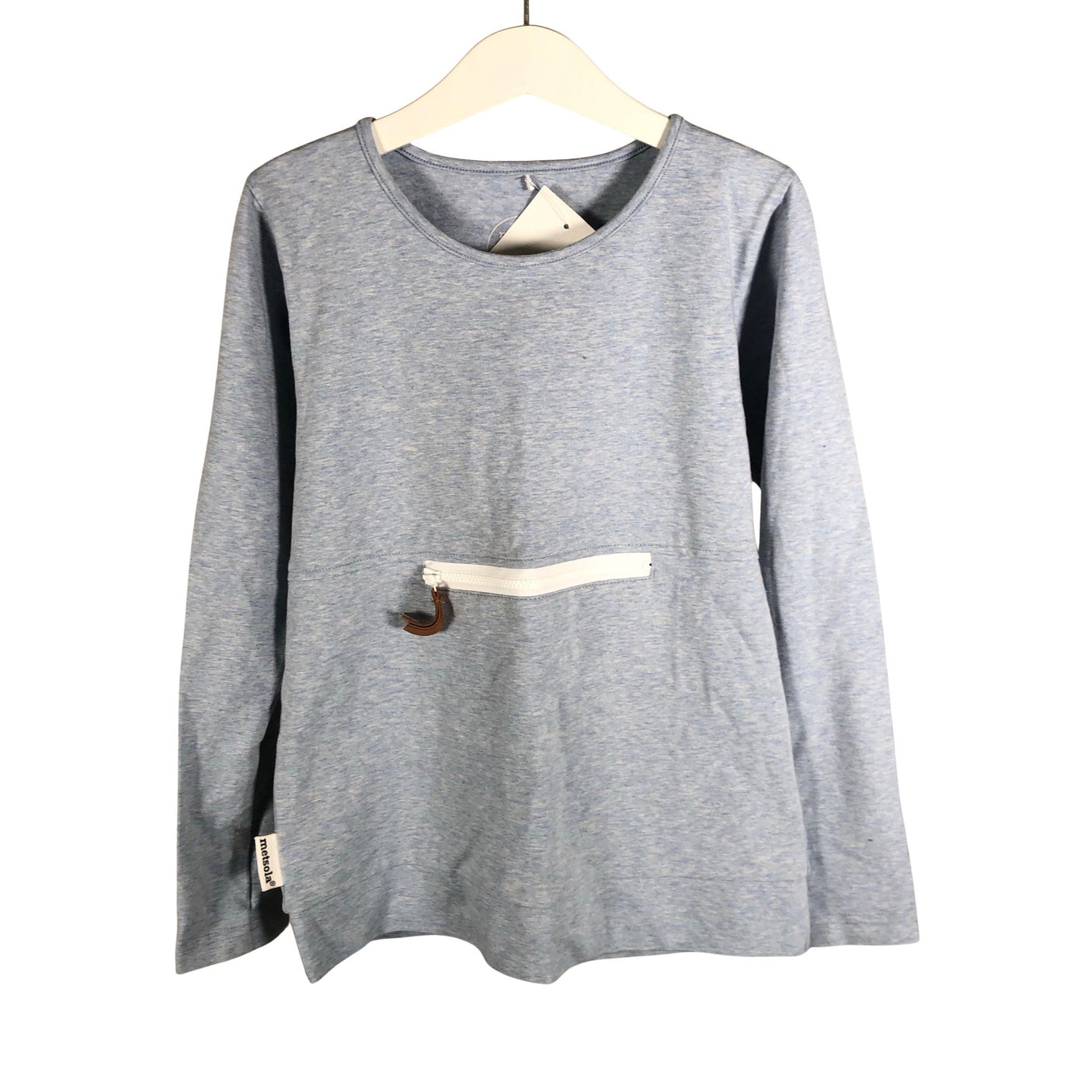Unisex Metsola - Trikoopaita, koko 122 - 128 - Vaaleansininen (1)