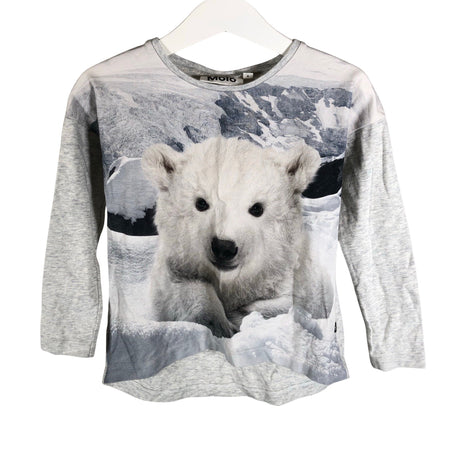 Unisex Molo Kids - Trikoopaita, koko 98 - 104 - Harmaa ()