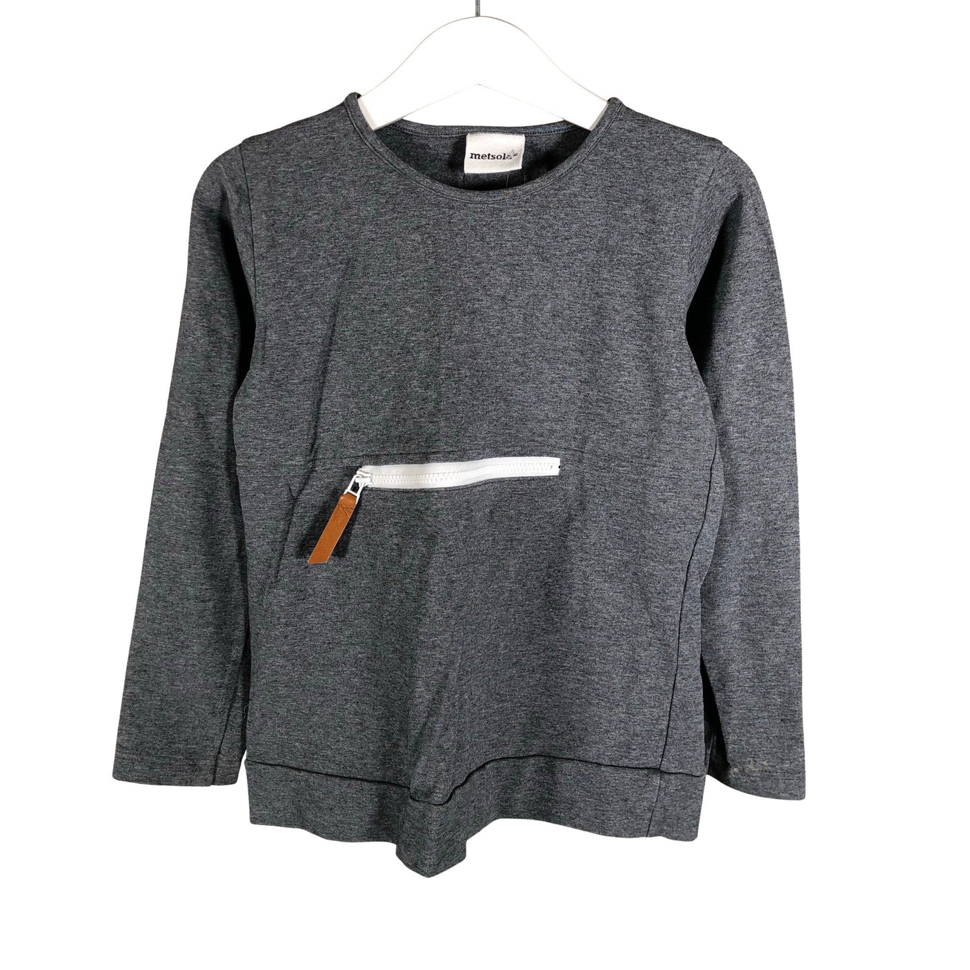 Unisex Metsola - Trikoopaita, koko 110 - 116 - Harmaa (1)