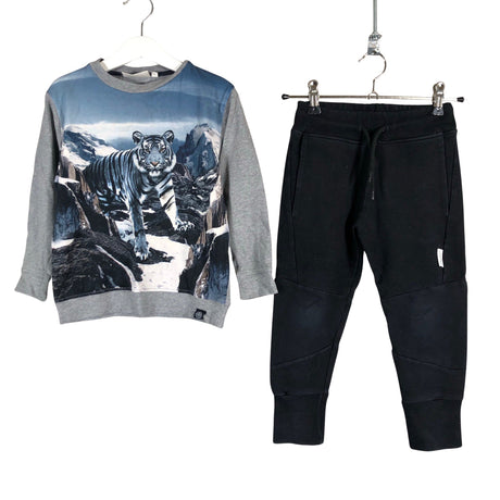 Unisex Gugguu - Collegehousut, koko 98 - 104 - Musta ()