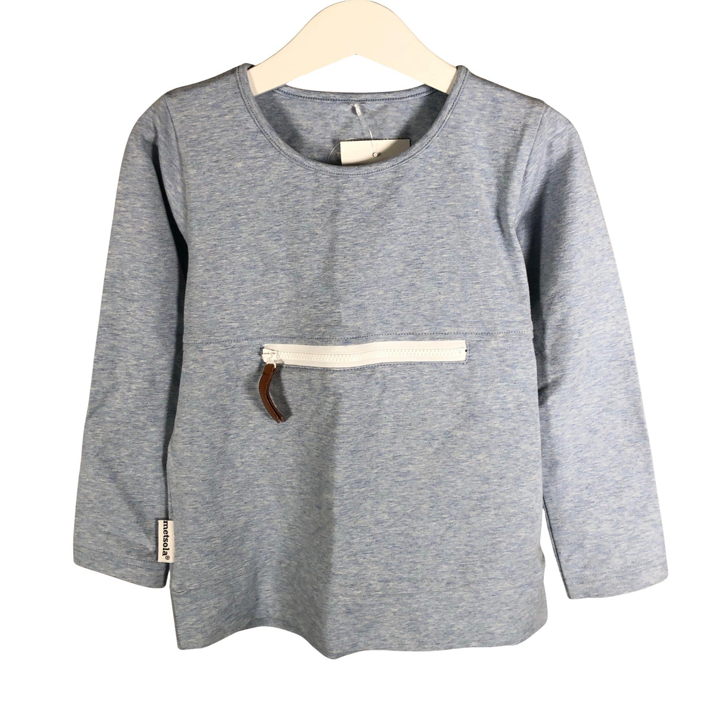 Unisex Metsola - Trikoopaita, koko 98 - 104 - Vaaleansininen (1)