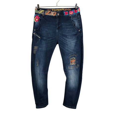 Naisten Desigual - Farkut, koko W31 - Sininen ()