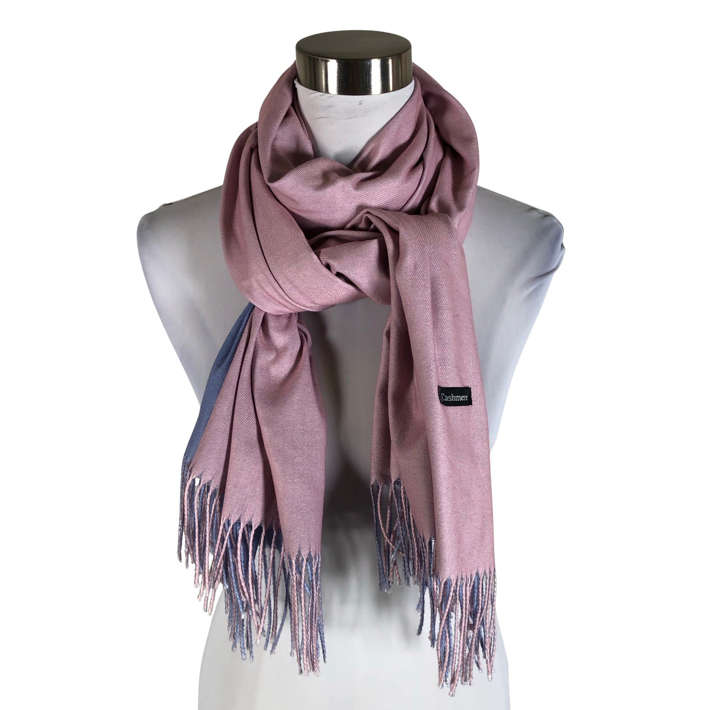 Naisten Cashmere - Huivi, koko Maxi - Vaaleanpunainen (1)