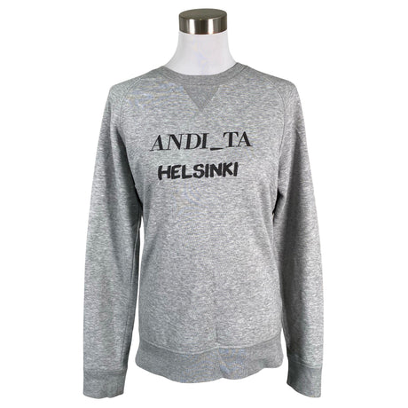 Naisten Andiata - Collegepaita, koko 36 - Harmaa ()