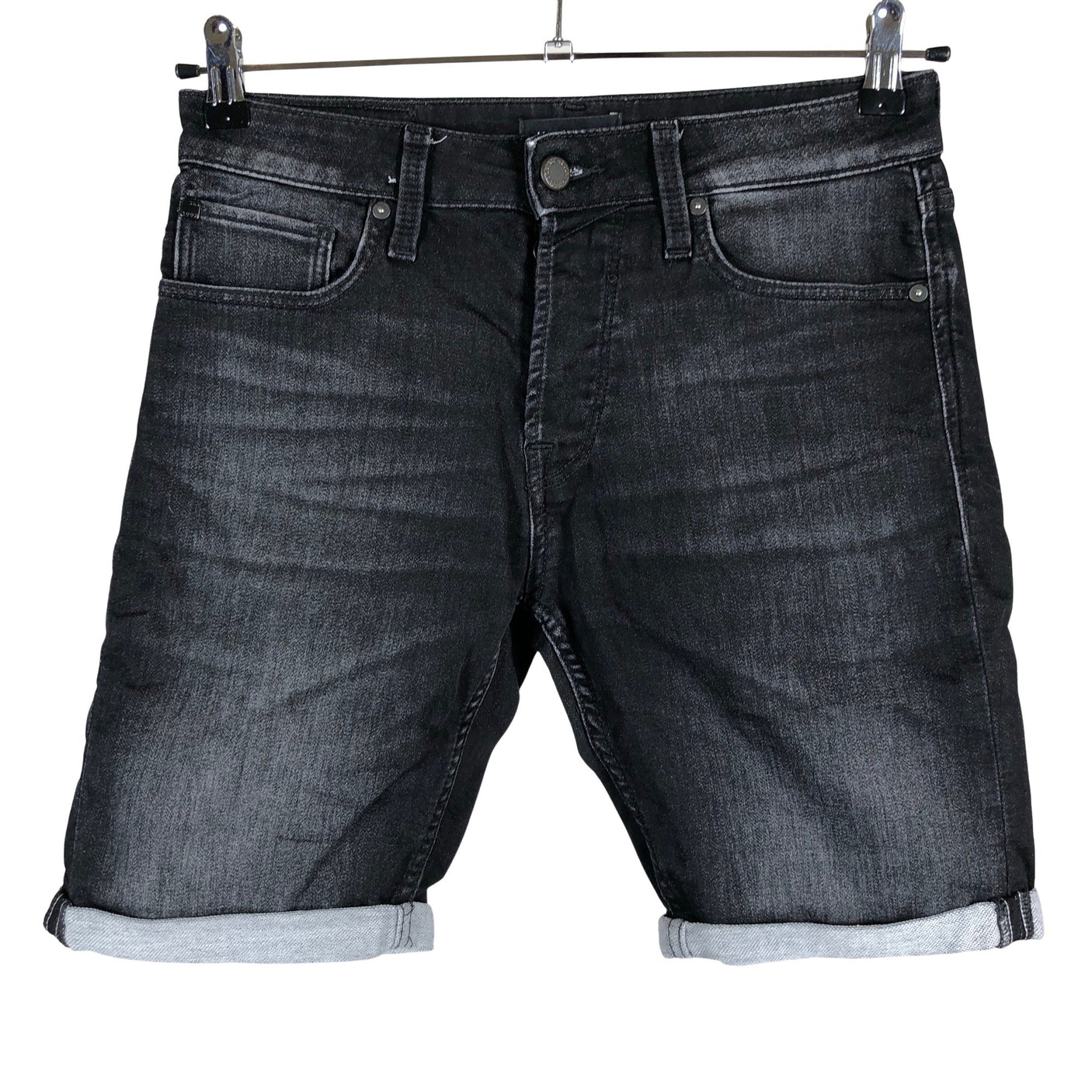 Miesten Jack & Jones - Farkkushortsit, koko XS - Harmaa (1)