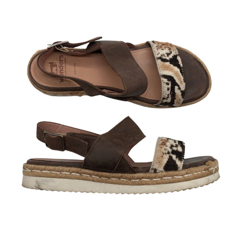 Naisten Wonders - Sandaalit, koko 40 - Ruskea ()