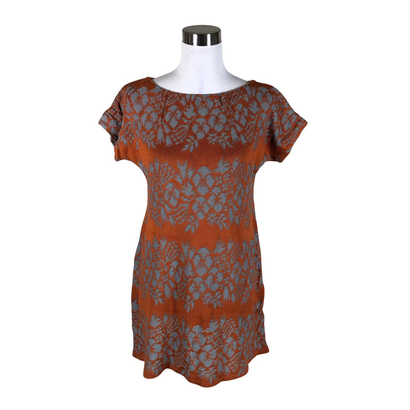 Naisten Handmade - Neuletunika, koko 38 - Ruskea (1)