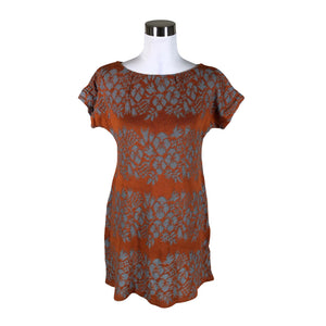 Naisten Handmade - Neuletunika, koko 38 - Ruskea (1)