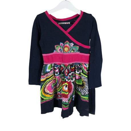 Tyttöjen Desigual - Trikoomekko, koko 110 - 116 - Sininen ()