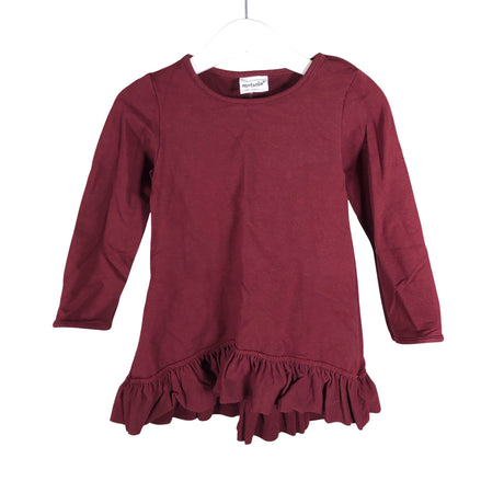 Tyttöjen Metsola - Collegemekko, koko 86 - 92 - Viininpunainen ()