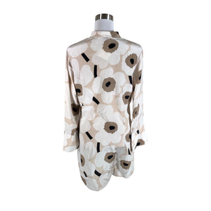 Naisten Marimekko - Sifonkitunika, koko 38 - Beige (2)