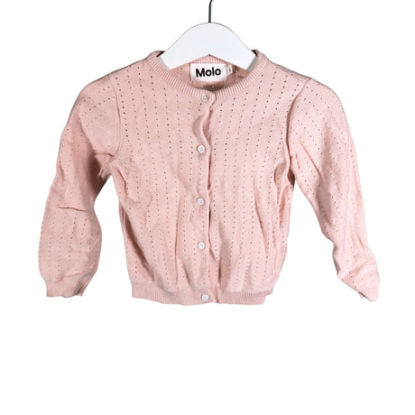 Tyttöjen Molo Kids - Neuletakki, koko 80 - 86 - Vaaleanpunainen ()