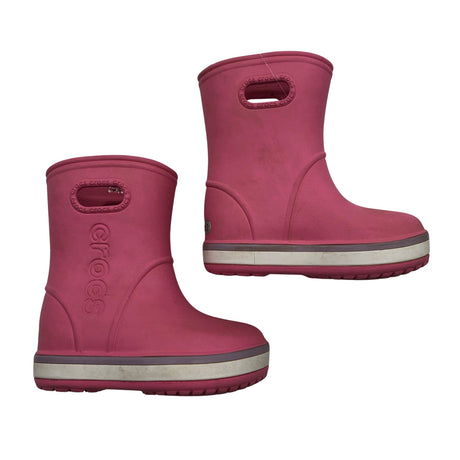 Tyttöjen Crocs - Kumisaappaat, koko 23 - Pinkki ()