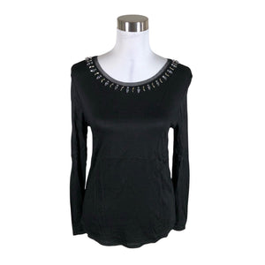 Naisten Massimo Dutti - Trikoopaita, koko 38 - Musta (1)