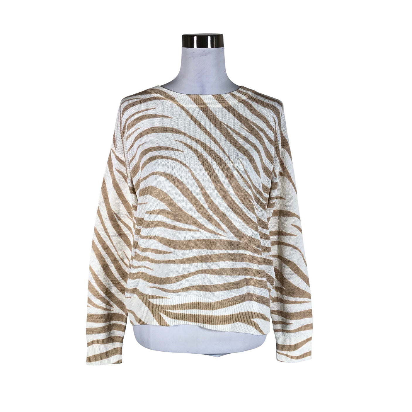 Naisten Tom Tailor - Neulepaita, koko 36 - Beige (1)