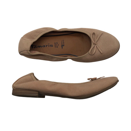 Naisten Tamaris - Ballerinat, koko 39 - Beige ()