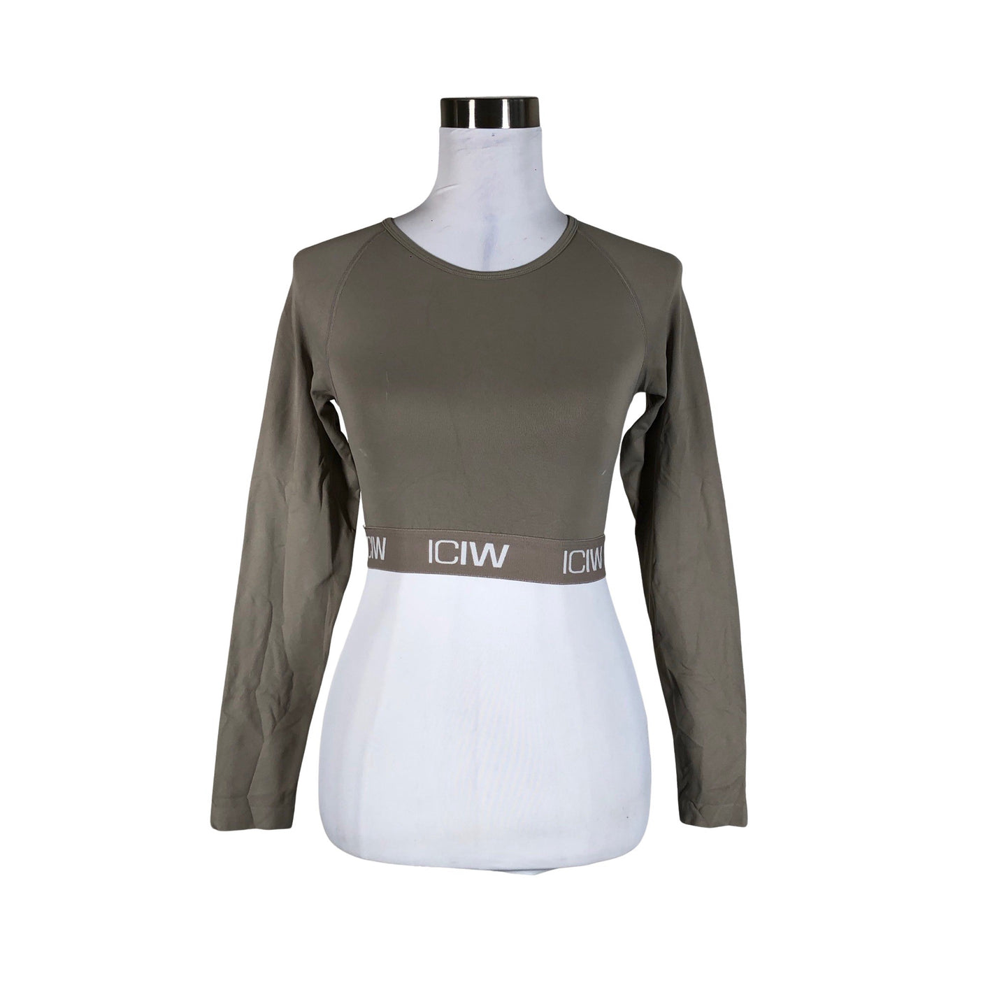 Naisten ICIW – Icaniwill - Urheilupaita, pitkät hihat, koko 34 - Beige (1)