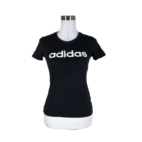 Naisten Adidas - T-paita, koko 34 - Musta ()