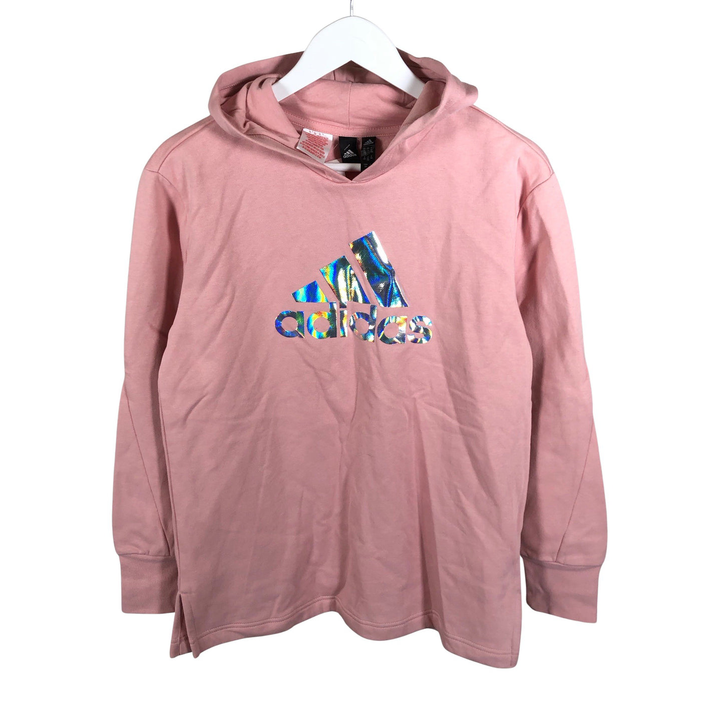 Tyttöjen Adidas - Collegetunika, koko 158 - 164 - Vaaleanpunainen (1)