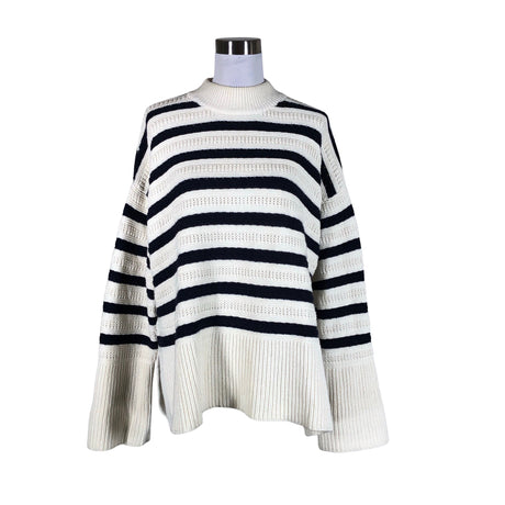 Naisten Samsoe&Samsoe - Neuletunika, koko 36 - Luonnonvalkoinen