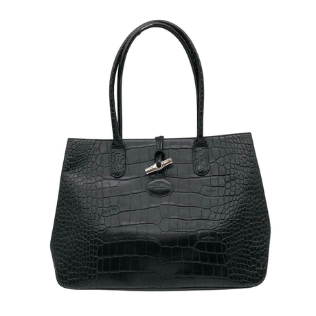 Naisten Longchamp - Käsilaukku, koko Maxi - Musta ()