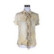 Naisten Bandolera - Lyhythihainen pusero, koko 40 - Beige ()