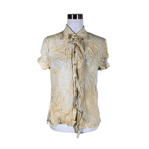 Naisten Bandolera - Lyhythihainen pusero, koko 40 - Beige (1)
