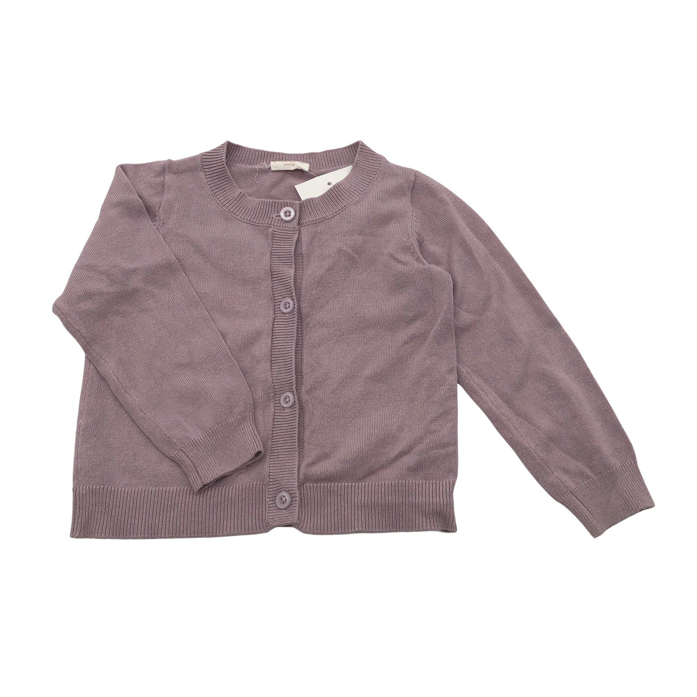Tyttöjen POMPdeLUX - Neuletakki, koko 74 - 80 - Violetti (1)