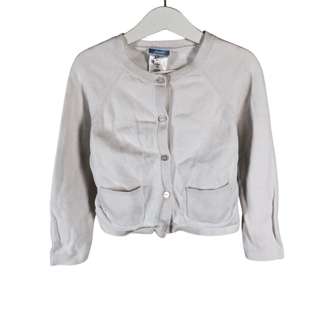 Unisex Jacadi - Neuletakki, koko 110 - 116 - Valkoinen ()
