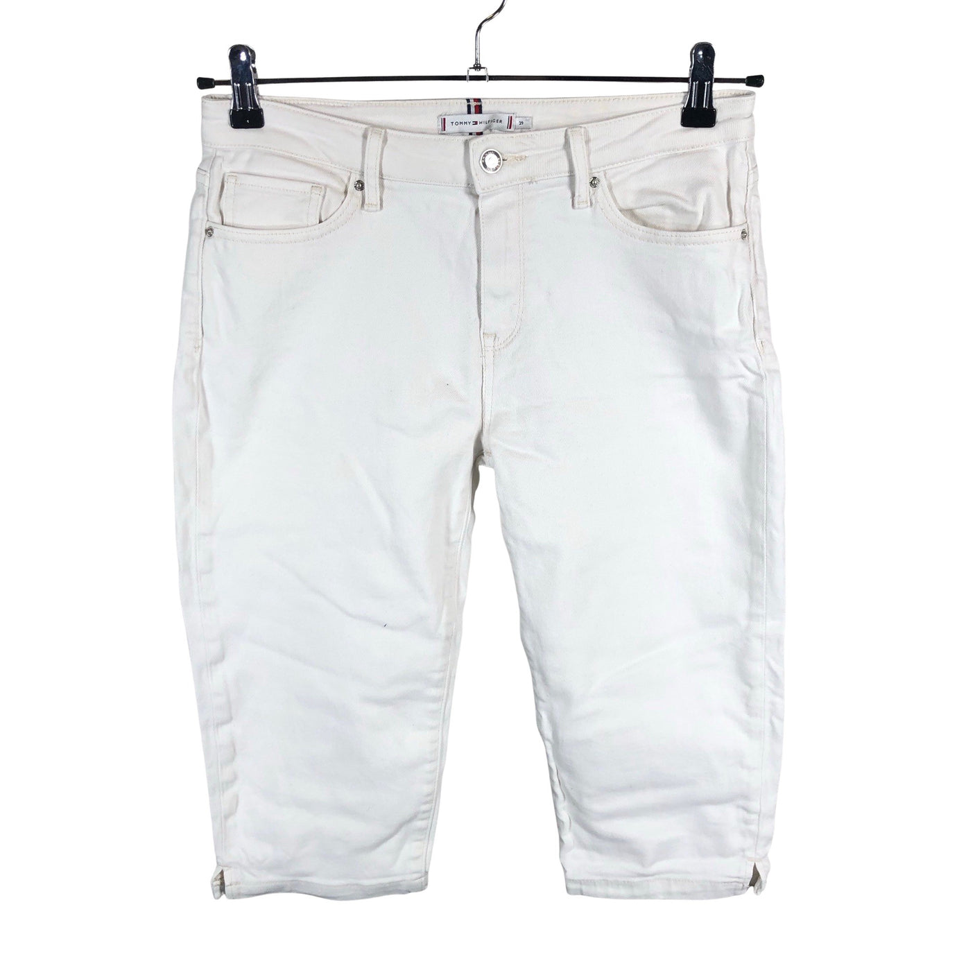 Naisten Tommy Hilfiger - Farkkucaprit, koko W29 - Luonnonvalkoinen (1)