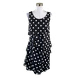 Naisten Swing - Sifonkimekko, koko 38 - Musta ()