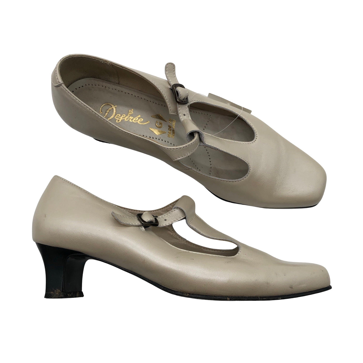 Naisten Desirée - Korkokengät, koko 41 - Beige (1)