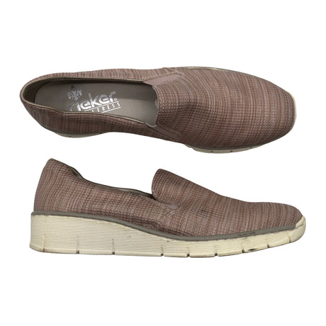 Naisten Rieker - Loaferit, koko 42 - Vaaleanpunainen ()