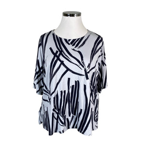 Naisten Nanso - Lyhythihainen pusero, koko 50 - Harmaa (1)