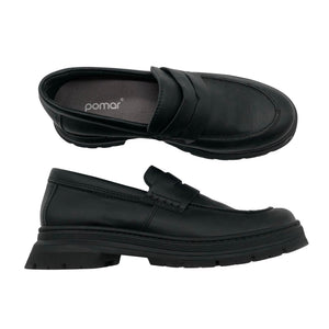 Naisten Pomar - Loaferit, koko 39 - Musta (1)