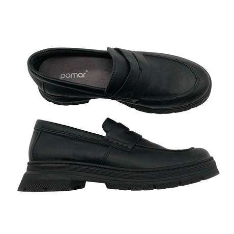 Naisten Pomar - Loaferit, koko 39 - Musta ()