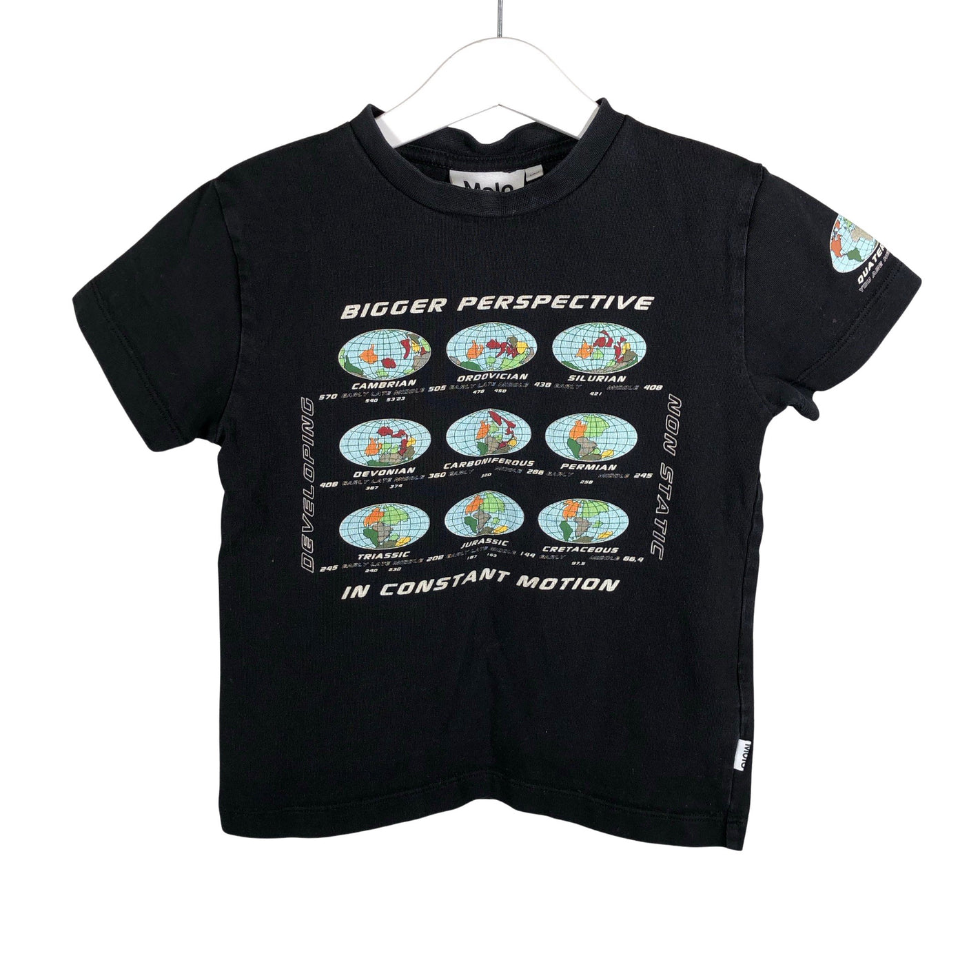 Unisex Molo Kids - T-paita, koko 98 - 104 - Musta (1)