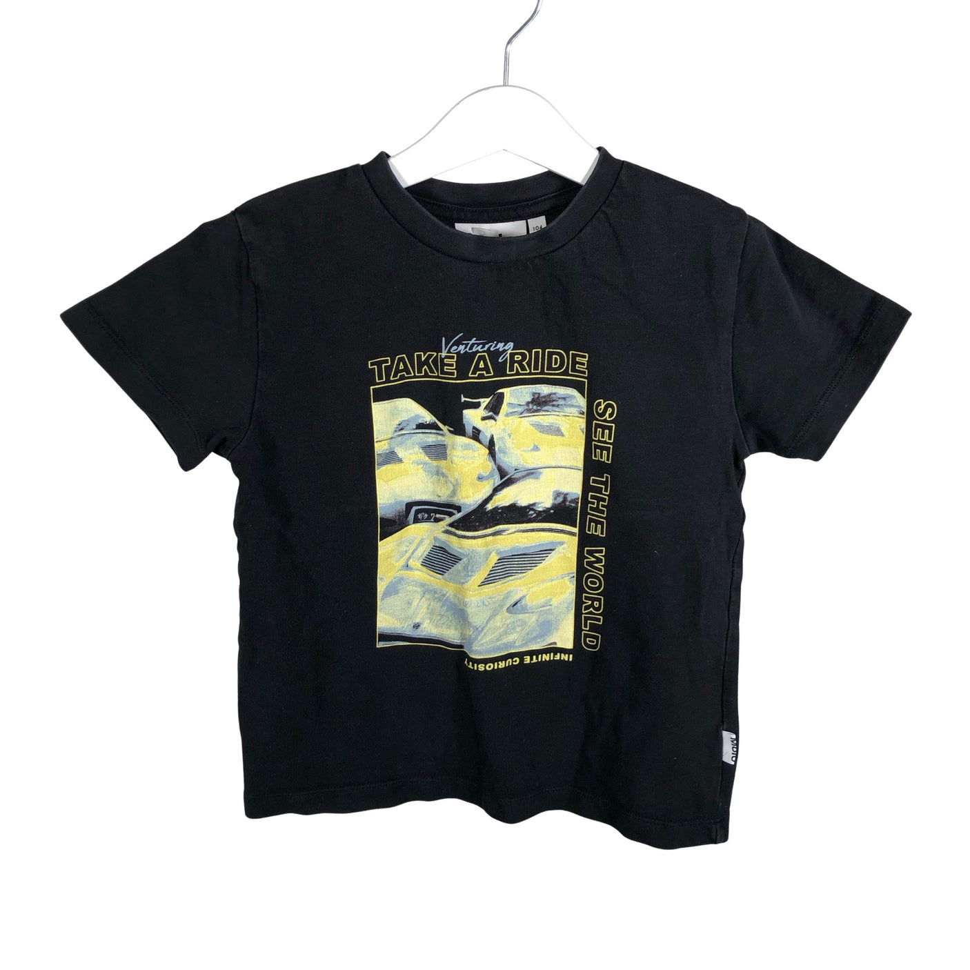 Unisex Molo Kids - T-paita, koko 98 - 104 - Musta (1)