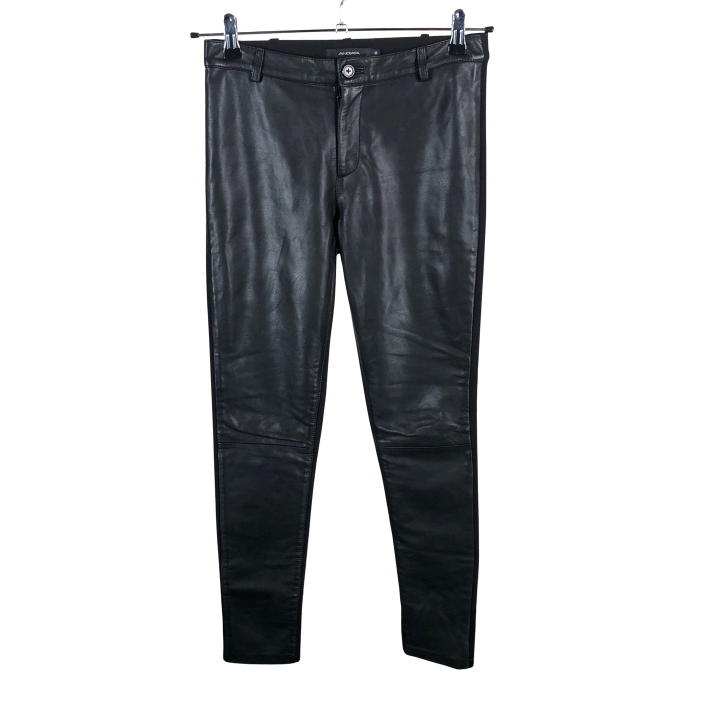 Naisten Andiata - Nahkahousut, koko 38 - Musta (1)