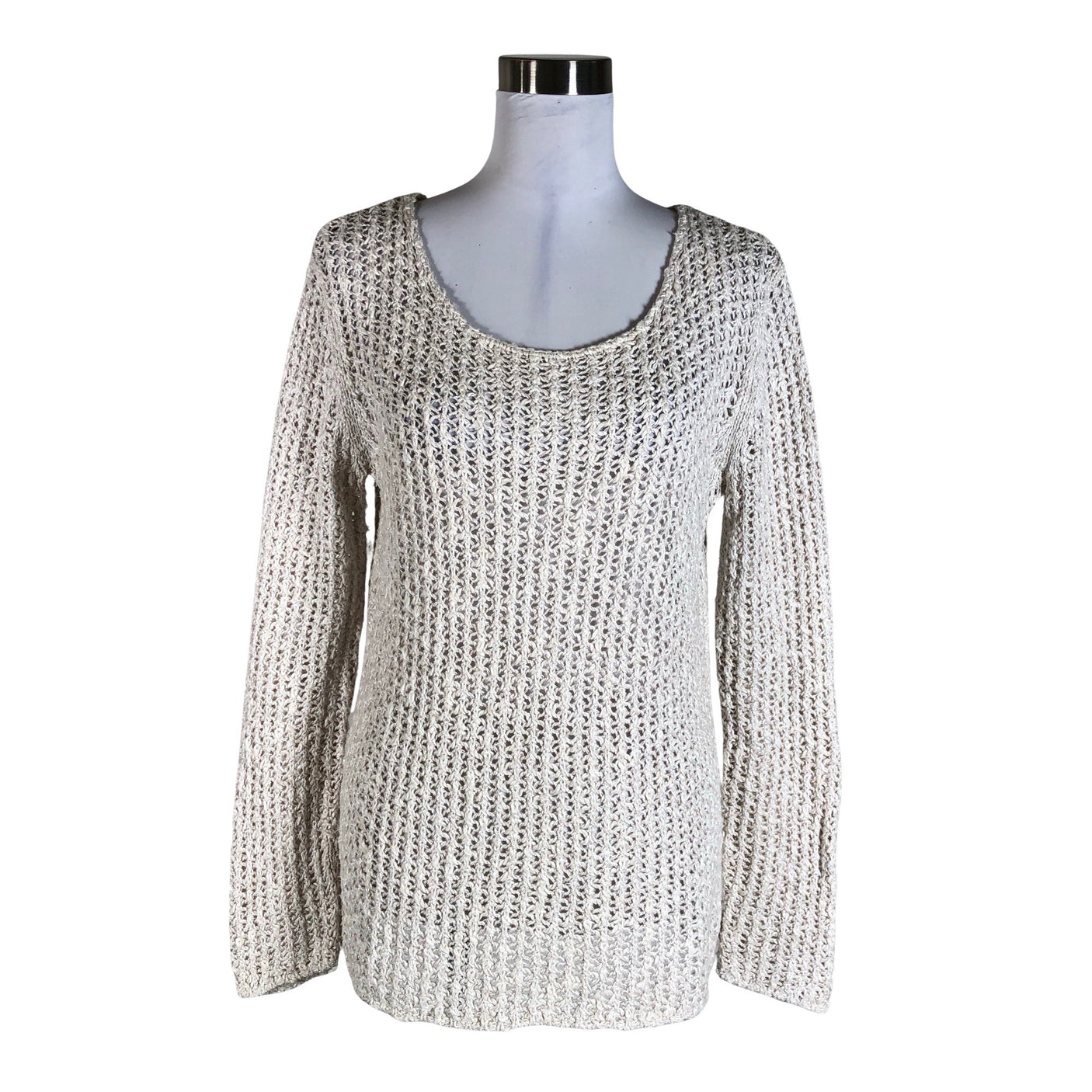 Naisten Esprit - Neulepaita, koko 38 - Beige (1)