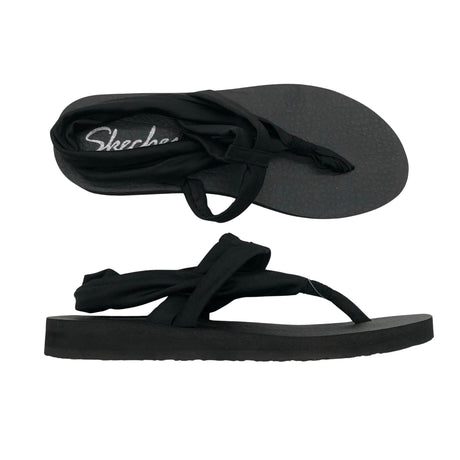 Naisten Skechers - Sandaalit, koko 39 - Musta ()