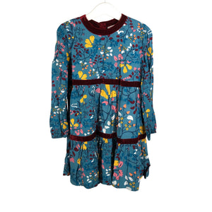 Tyttöjen Polarn O. Pyret - Kangasmekko, koko 110 - 116 - Sininen (1)