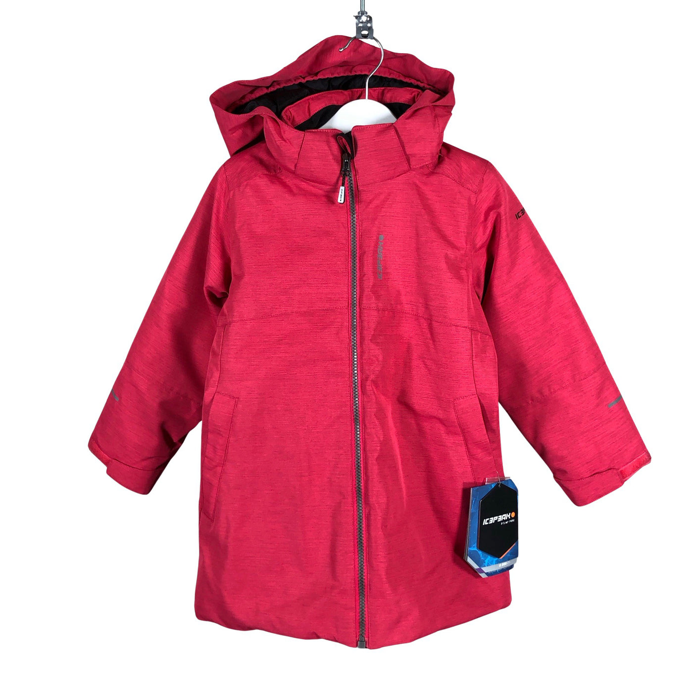 Tyttöjen Icepeak - Toppatakki, koko 110 - 116 - Pinkki (1)