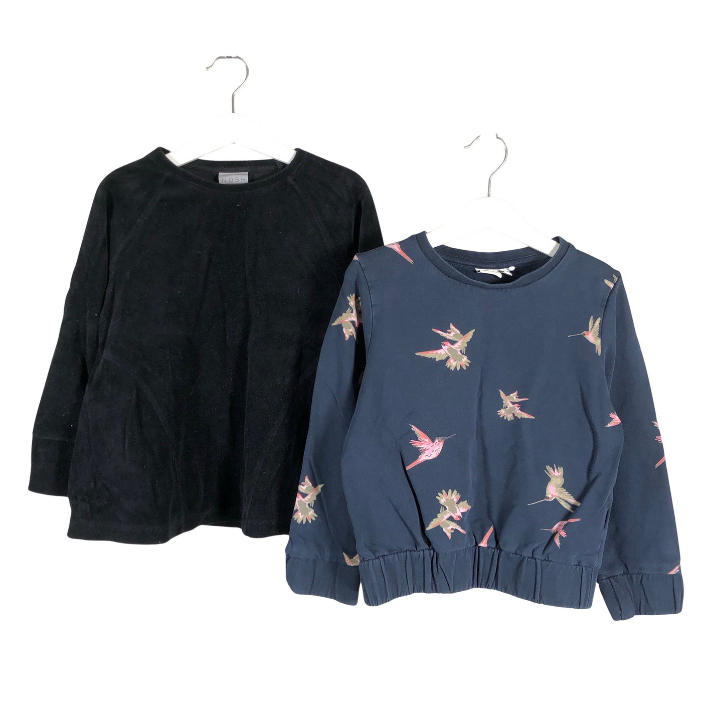 Tyttöjen NOSH - Collegepaita, koko 110 - 116 - Sininen (1)