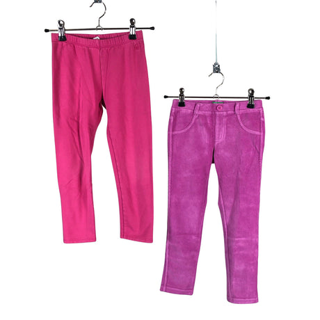 Tyttöjen Benetton - Trikoohousut, koko 110 - 116 - Pinkki ()