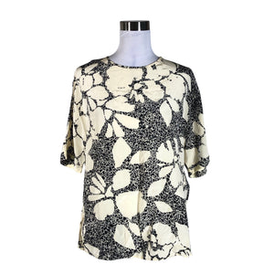 Naisten by Malene Birger - Lyhythihainen pusero, koko 38 - Beige (1)
